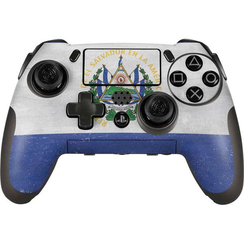 El Salvador Flag Distressed PlayStation Scuf Vantage 2 Controller Skin